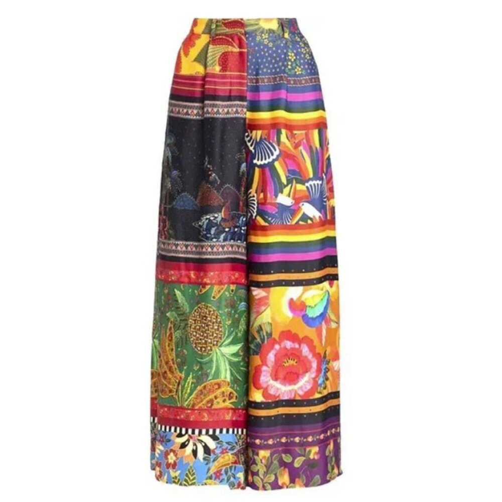 Farm Rio Magdalena Wide-Leg Pants - Picture 2 of 12
